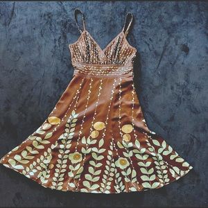 Ted Baker silk dress lovely floral latifah midi